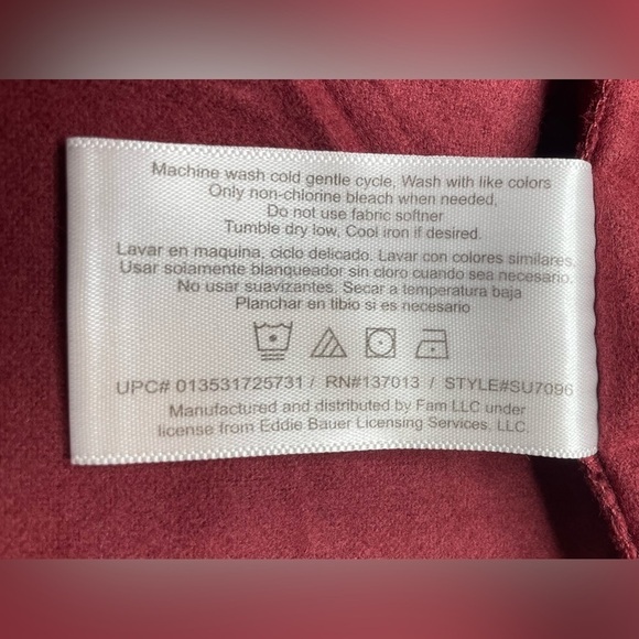 NWT Eddie Bauer Cotton Button Down Long Sleeve Shirt Size Large - Picture 6 of 8